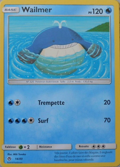 Carte Wailmer, Collection McDonald's 2018