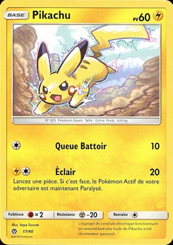 Carte Pikachu, Collection McDonald's 2018
