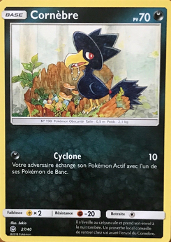 Carte Cornèbre, Collection McDonald's 2018