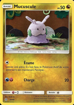 Carte Mucuscule, Collection McDonald's 2018