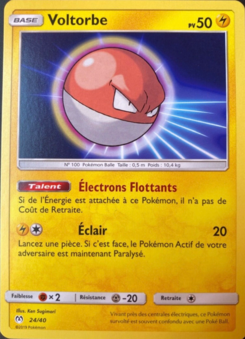 Carte Voltorbe, Collection McDonald's 2019