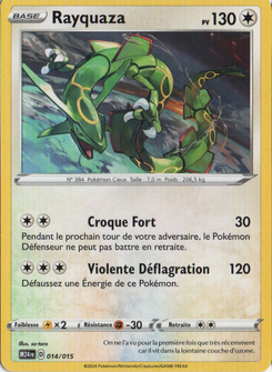 Carte Rayquaza, Collection McDonald's 2024
