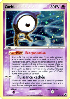 Carte Zarbi, EX Forces Cachées Collection Zarbi