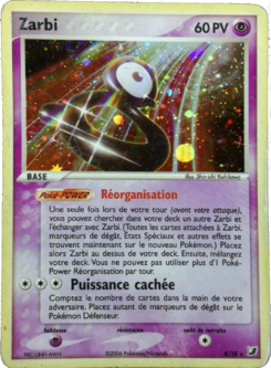 Carte Zarbi, EX Forces Cachées Collection Zarbi
