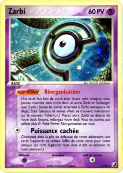 Carte Zarbi, EX Forces Cachées Collection Zarbi