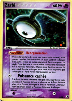 Carte Zarbi, EX Forces Cachées Collection Zarbi