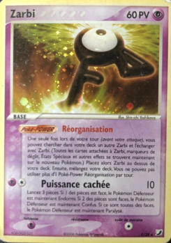Carte Zarbi, EX Forces Cachées Collection Zarbi