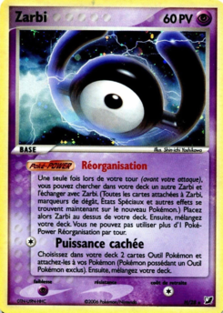 Carte Zarbi, EX Forces Cachées Collection Zarbi
