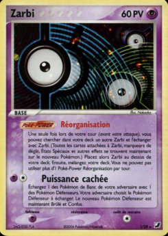 Carte Zarbi, EX Forces Cachées Collection Zarbi