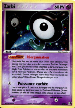 Carte Zarbi, EX Forces Cachées Collection Zarbi