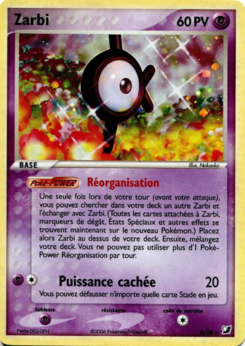 Carte Zarbi, EX Forces Cachées Collection Zarbi