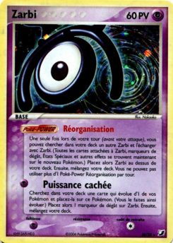 Carte Zarbi, EX Forces Cachées Collection Zarbi