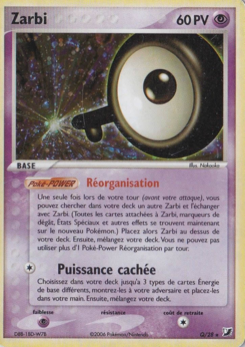 Carte Zarbi, EX Forces Cachées Collection Zarbi