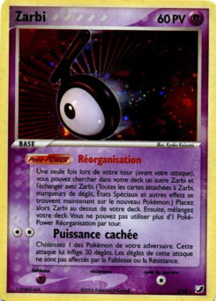 Carte Zarbi, EX Forces Cachées Collection Zarbi