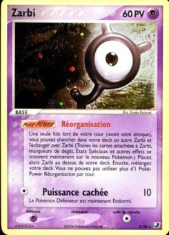 Carte Zarbi, EX Forces Cachées Collection Zarbi