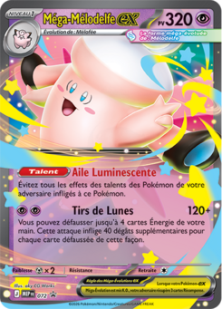 Carte Méga-Mélodelfe-ex, MEP Black Star Promos