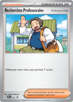 Carte Recherches Professorales n° 221