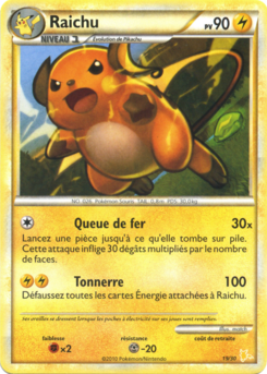 Carte Raichu, HS Kit du dresseur (Raichu)