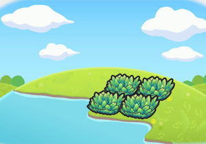 Habitat Hautes herbes riveraines dans Pokémon Pokopia