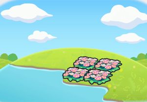 Parterre de fleurs riveraines