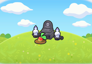 Habitat Pierre tombale avec offrande dans Pokémon Pokopia