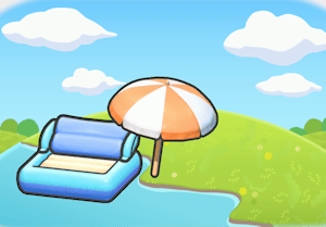 Habitat Espace de jeux aquatiques à l’ombre dans Pokémon Pokopia