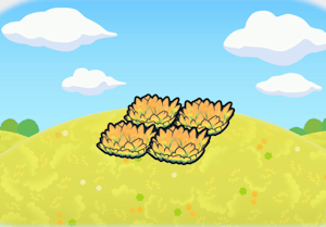 Habitat Hautes herbes jaunes dans Pokémon Pokopia