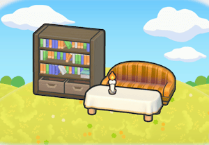 Habitat Bibliothèque inquiétante dans Pokémon Pokopia