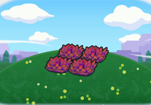 Habitat Hautes herbes rouges en altitude dans Pokémon Pokopia