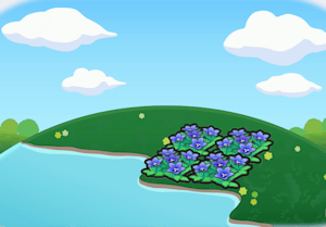 Habitat Fleurs splendides riveraines dans Pokémon Pokopia