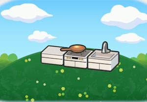 Habitat Cuisinette dans Pokémon Pokopia