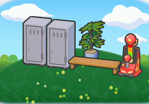 Habitat Vestiaire agréable dans Pokémon Pokopia