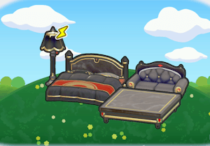 Habitat Assortiment de meubles luxueux dans Pokémon Pokopia