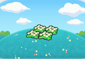 Habitat Parterre de fleurs duveteuses dans Pokémon Pokopia