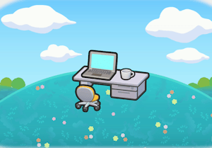 Habitat Bureau de travail dans Pokémon Pokopia