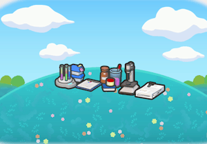 Habitat Laboratoire improvisé dans Pokémon Pokopia