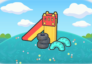 Habitat Parc à pneus dans Pokémon Pokopia