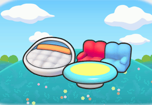 Habitat Salon pop art dans Pokémon Pokopia
