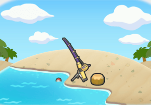 Coin de pêche marin
