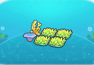 Habitat Hautes herbes sous-marines et coraux dans Pokémon Pokopia