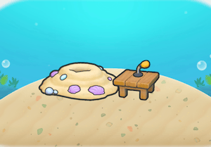 Habitat Zone de conférence sableuse dans Pokémon Pokopia