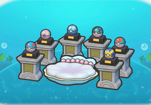 Habitat Arène de la sirène en short dans Pokémon Pokopia