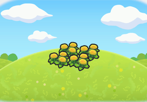 Habitat Tapis de fleurs jaunes dans Pokémon Pokopia