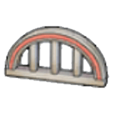 Barrière arquée