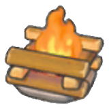 Grand feu de camp