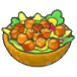 Salade aux croûtons