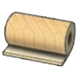 Sol en bois à motif en biais (papier peint)