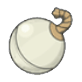Boule de feu d'artifice blanc