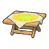 Table fleur