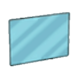 Plaque de verre (oblique)